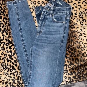 American Eagle Outfitters Blue Skinny Jeans Classic Denim